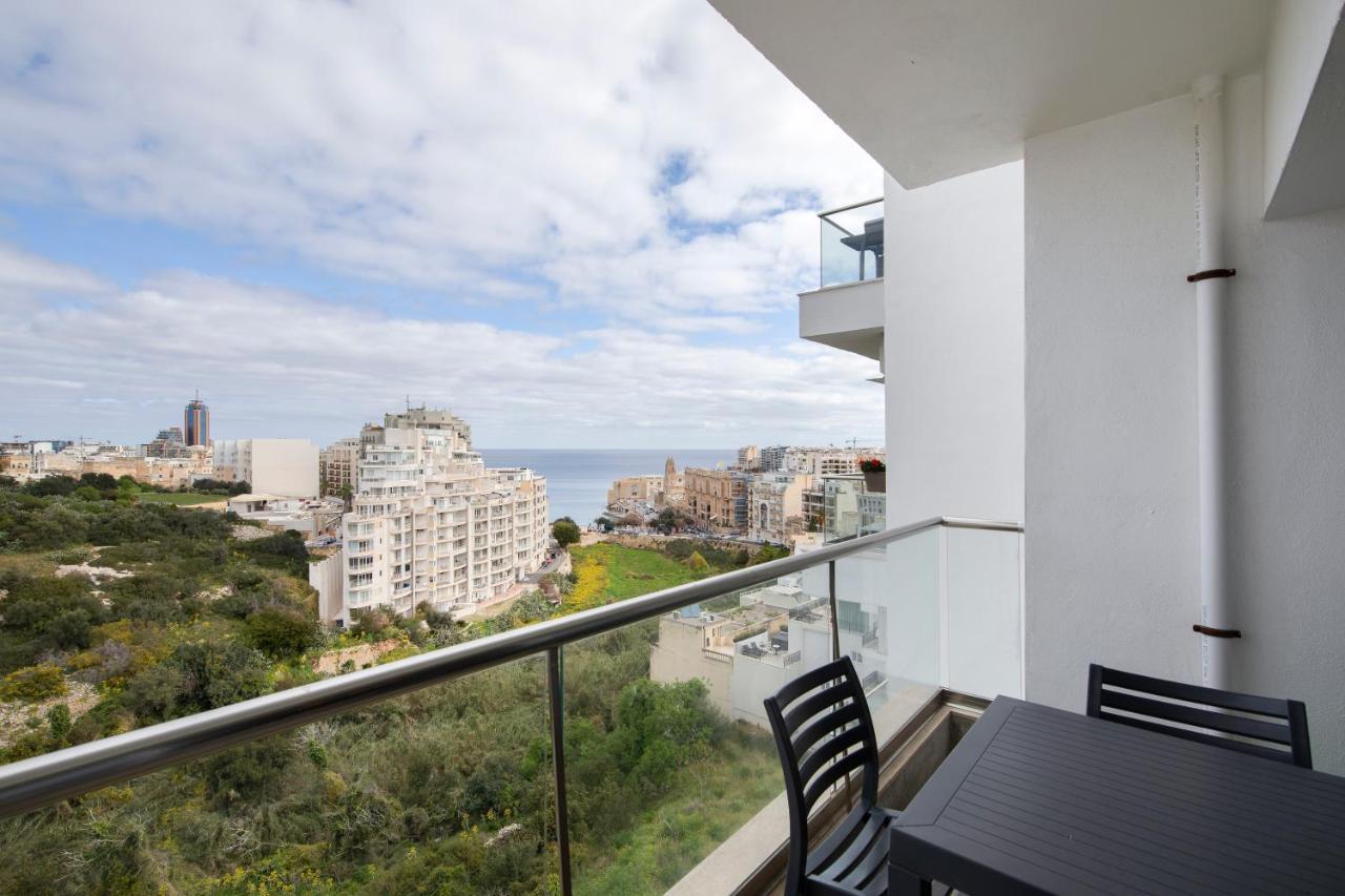 Sea View Apartment 2 Bedrooms 2 Bathrooms, 2 Minutes Away From The Sea San Ġiljan Extérieur photo